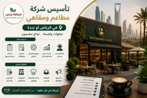 إجراءات وتكلفة تأسيس شركة كافيهات أو مطاعم فاست فود في السعودية 2026