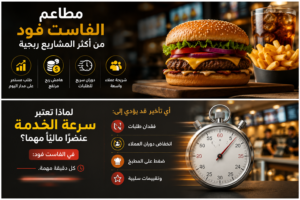 ارباح مطاعم الوجبات السريعة 