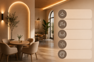 Simple cafe design