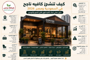 دليل تأسيس كافيه ناجح فى السعودية ومصر
